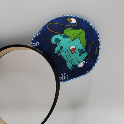 Pokemon Bulbasaur Inspired Minnie Mouse Ears