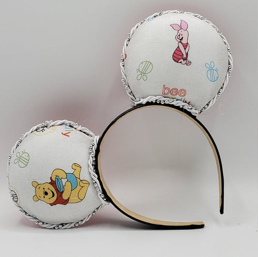 Winnie the Pooh and Piglet Inspired Minnie/Mickey Mouse Ears