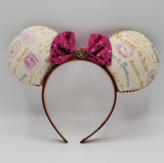 Epcot Around the World Inspired Minnie Mouse Ears