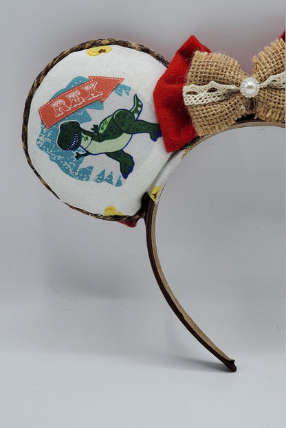 Toy Story Woody and Rex Inspired Minnie Mouse Ears