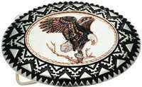 American Eagle - Western Belt Buckle on Copper