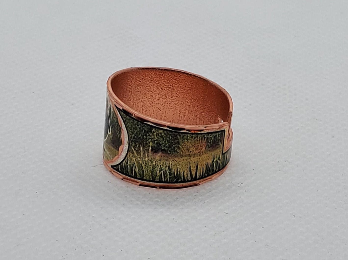 RI - Pelican Ring - Beautiful adjustable COPPER ring.