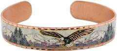 BR - American Eagle - Beautiful adjustable COPPER cuff bracelet.