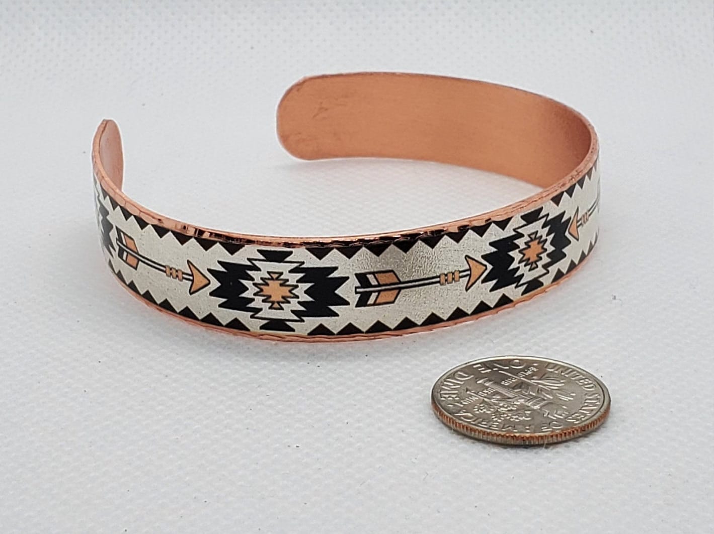 BR - Arrows Native Inspired Cuff - Beautiful adjustable COPPER cuff bracelet.