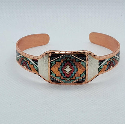 BR - SW Native Inspired - Beautiful adjustable COPPER cuff bracelet.