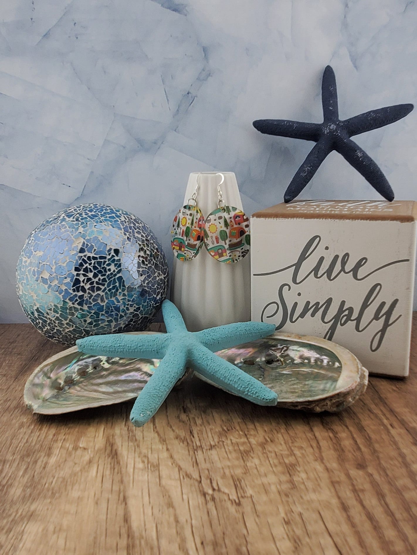 SP Adventure is out there Camping Earrings - Laser cut Lightweight Acrylic earrings - Silver Plated Hooks